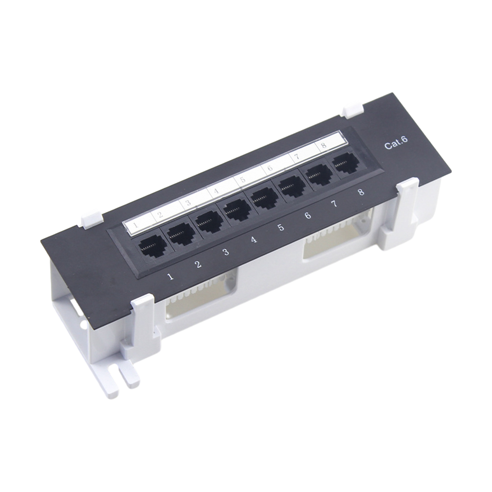 Patch Panel Cat6 - Pannello patch a parete a 8