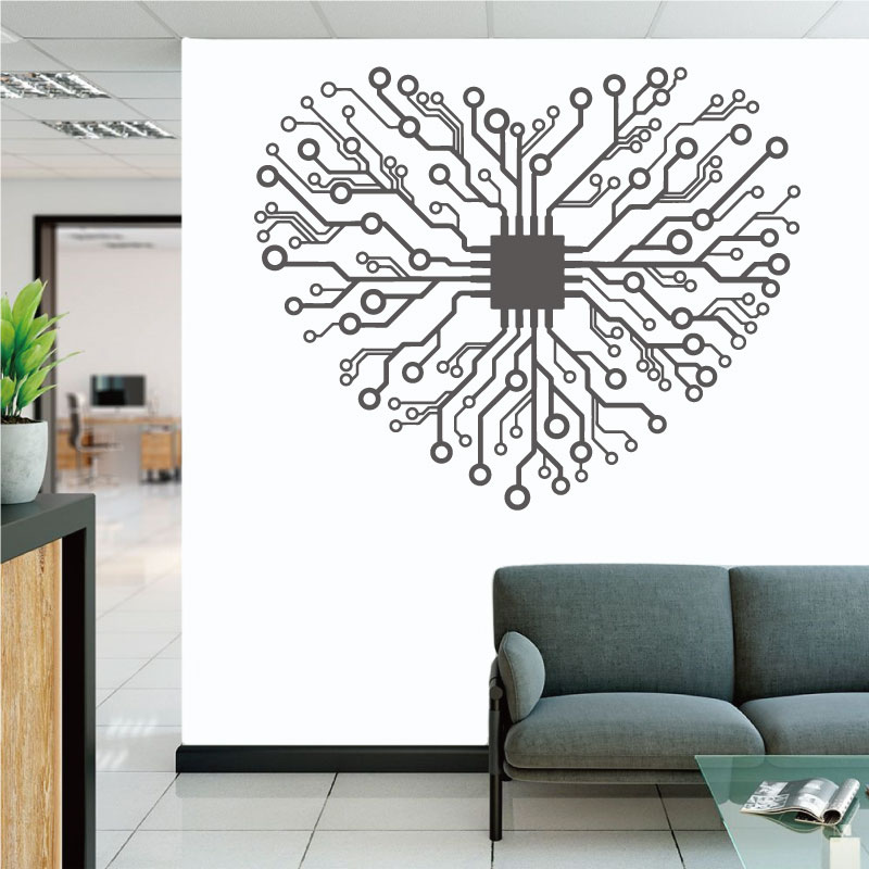 Tech Office Engineer - Love Chip Tech Company Ufficio Decalcomania