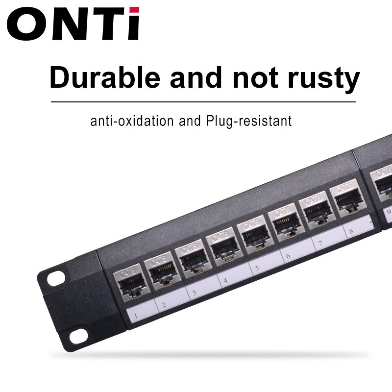 ONTi 19in 1U Rack 24 porte CAT - Patch Panel Cat6 recensione e prezzo