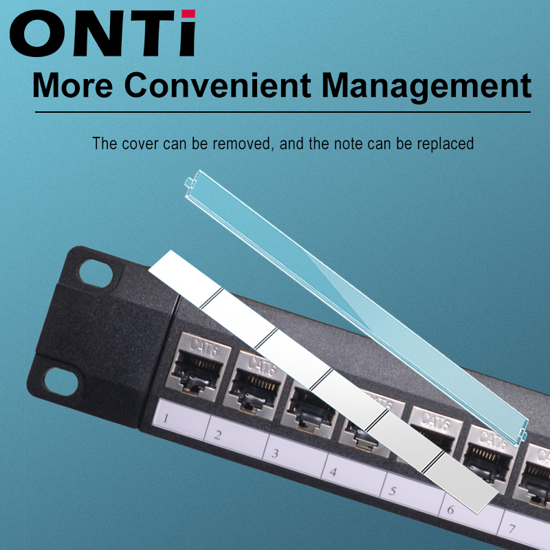 ONTi 19in 1U Rack 24 porte CAT - Patch Panel Cat6 recensione e prezzo