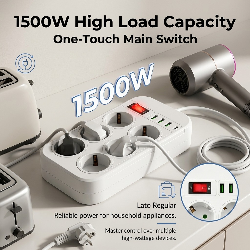 Multipresa EU da 1500W con 6 P - Office Technician recensione e prezzo