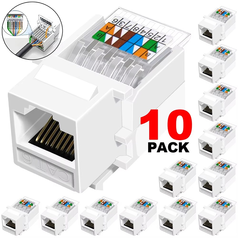 10 pz. Modulo di rete Cat6 RJ4 - Patch Panel Cat6 recensione e prezzo