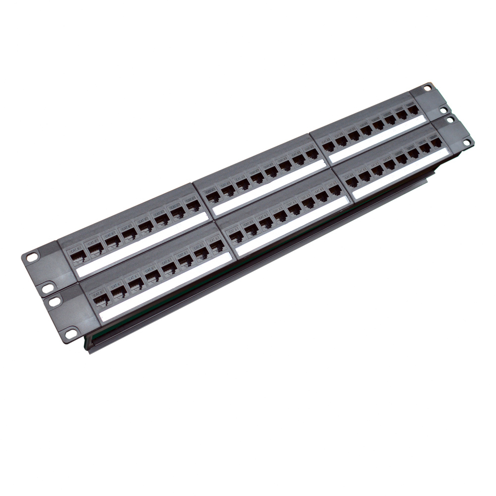 19in 2U Cabinet Pass-through 4 - Patch Panel Cat6 recensione e prezzo